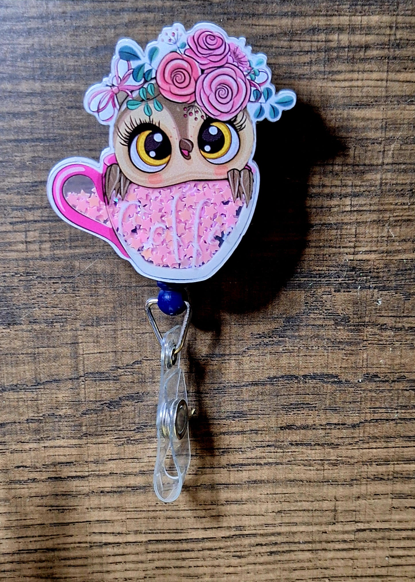 Owl's in a Tea Cup(Shaker) (Badge Reel)
