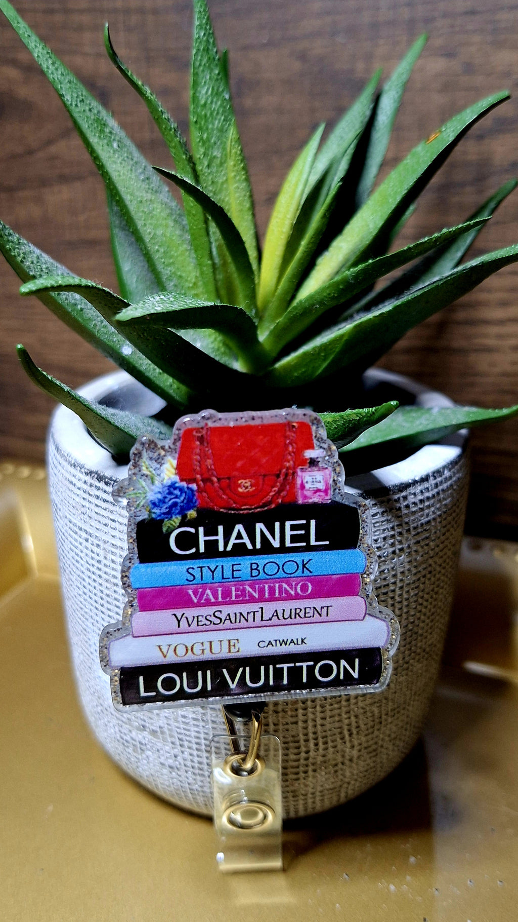 Bougie Bags ( Badge Reel)