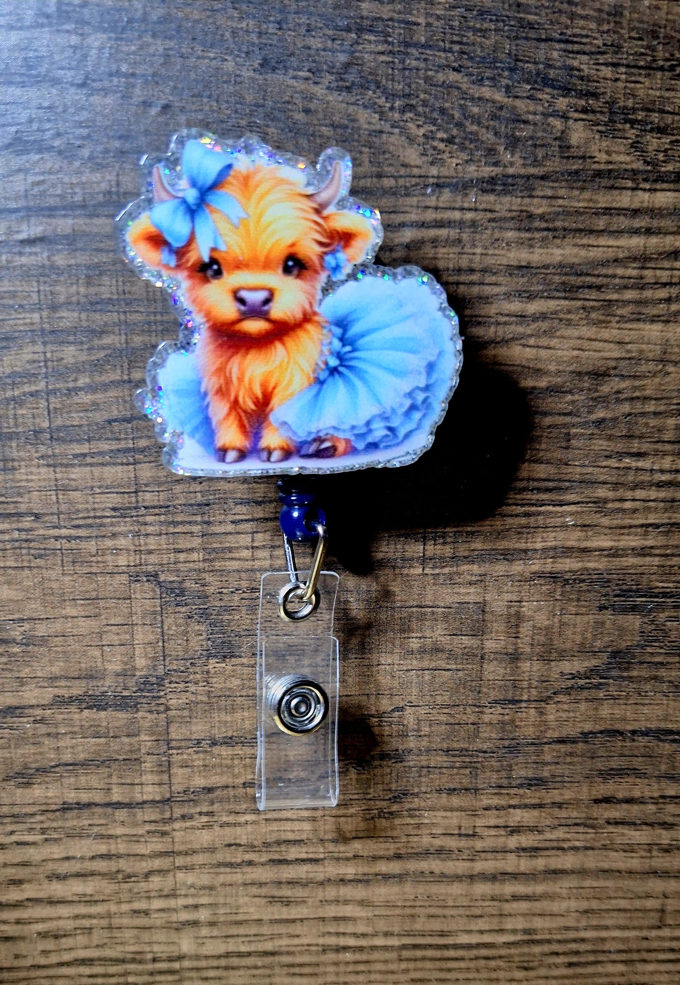 Baby Blue Lamb (Badge Reel)