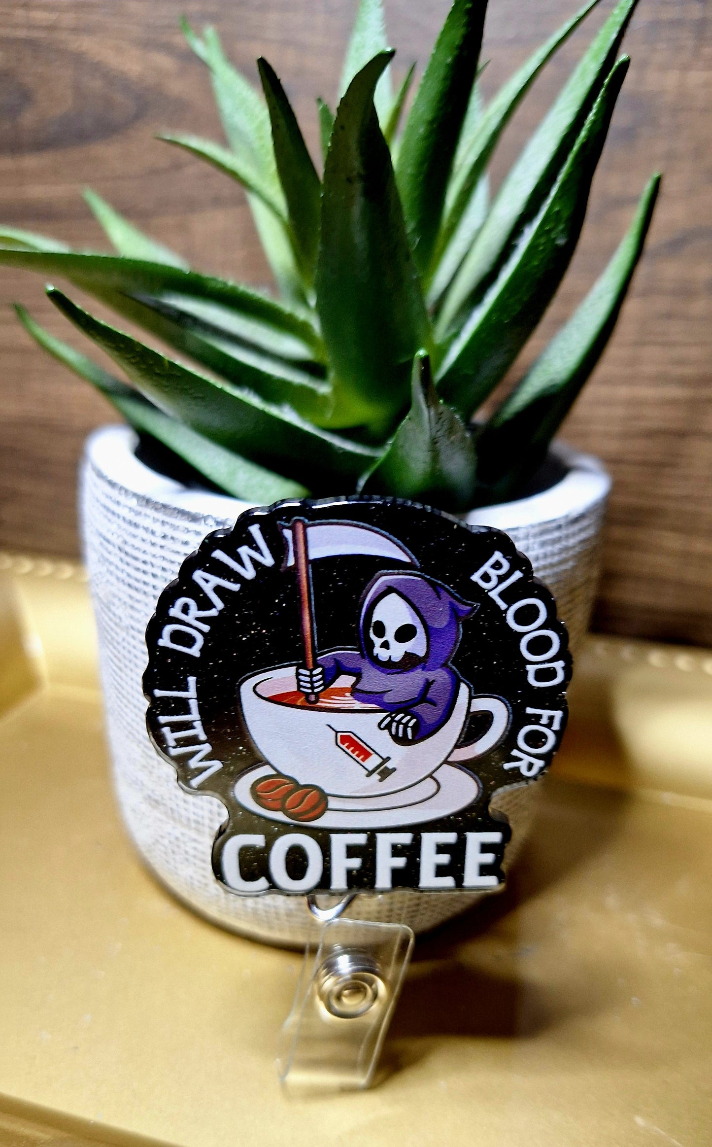 Will Draw Blood For Coffee