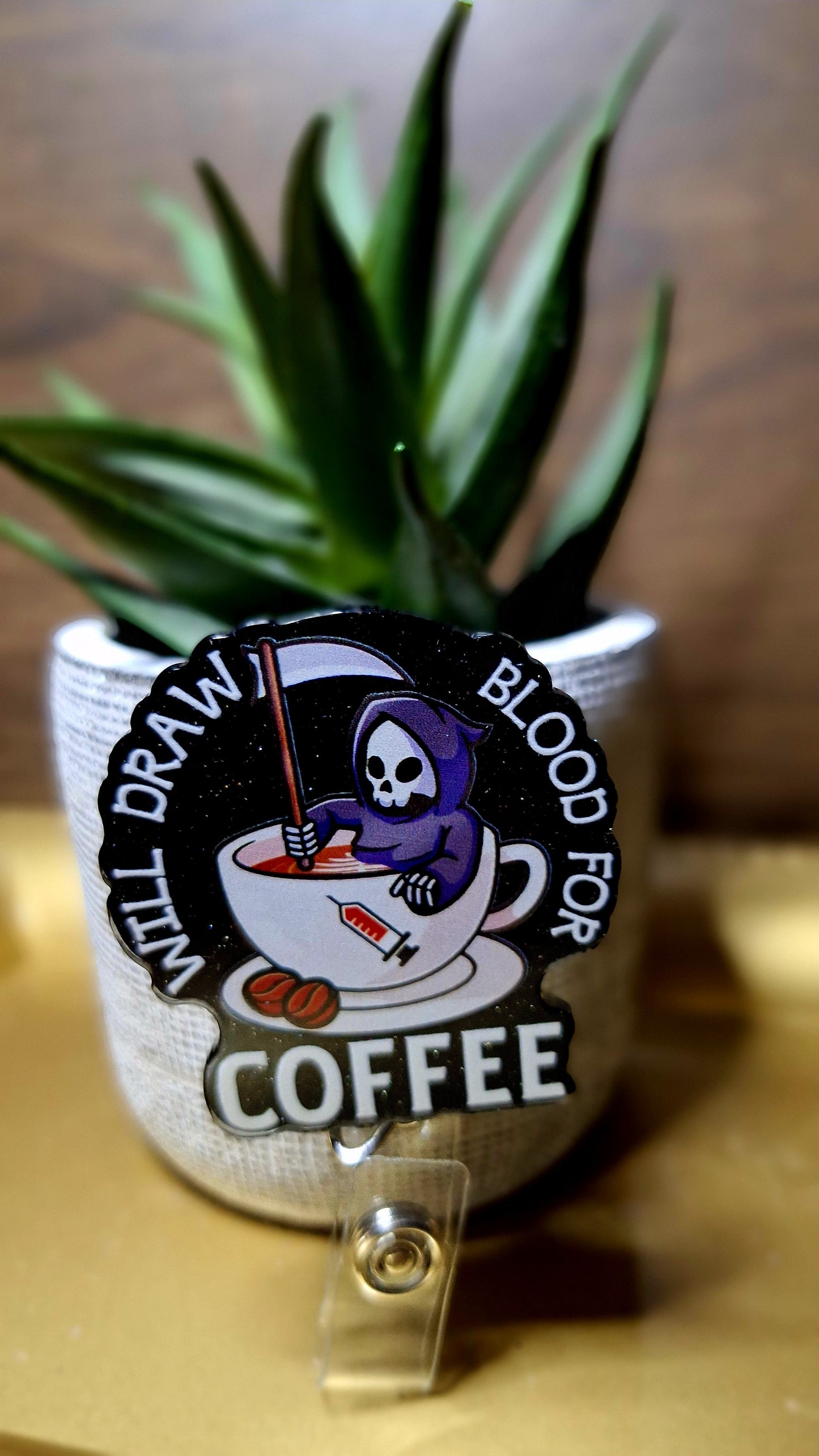 Will Draw Blood For Coffee