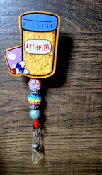 Vitamin Check (Shaker) (Badge Reel)