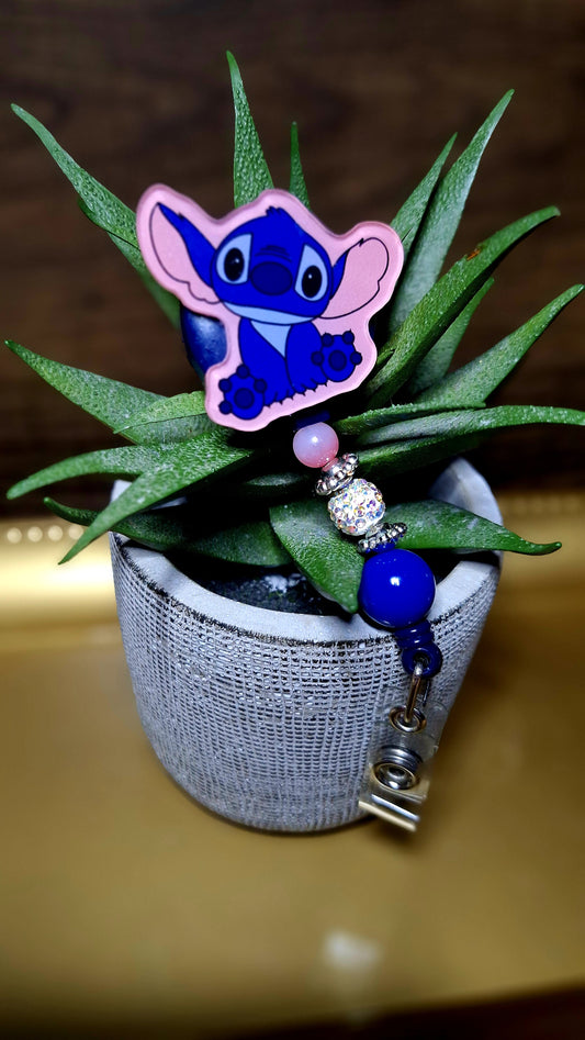 Stitch in Pink (Badge Reel)