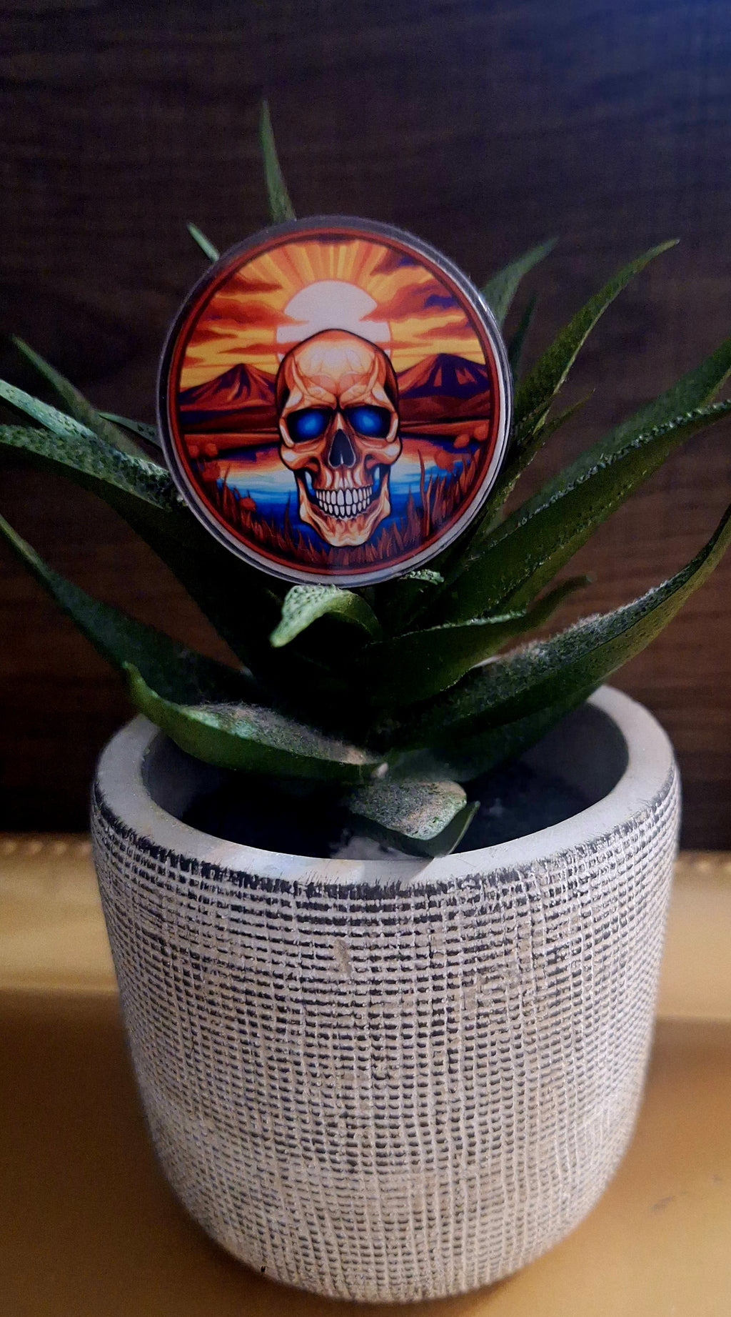 Sunset Candy Skull (PopSocket)