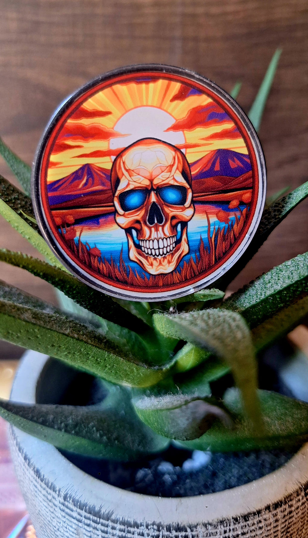 Sunset Candy Skull (PopSocket)