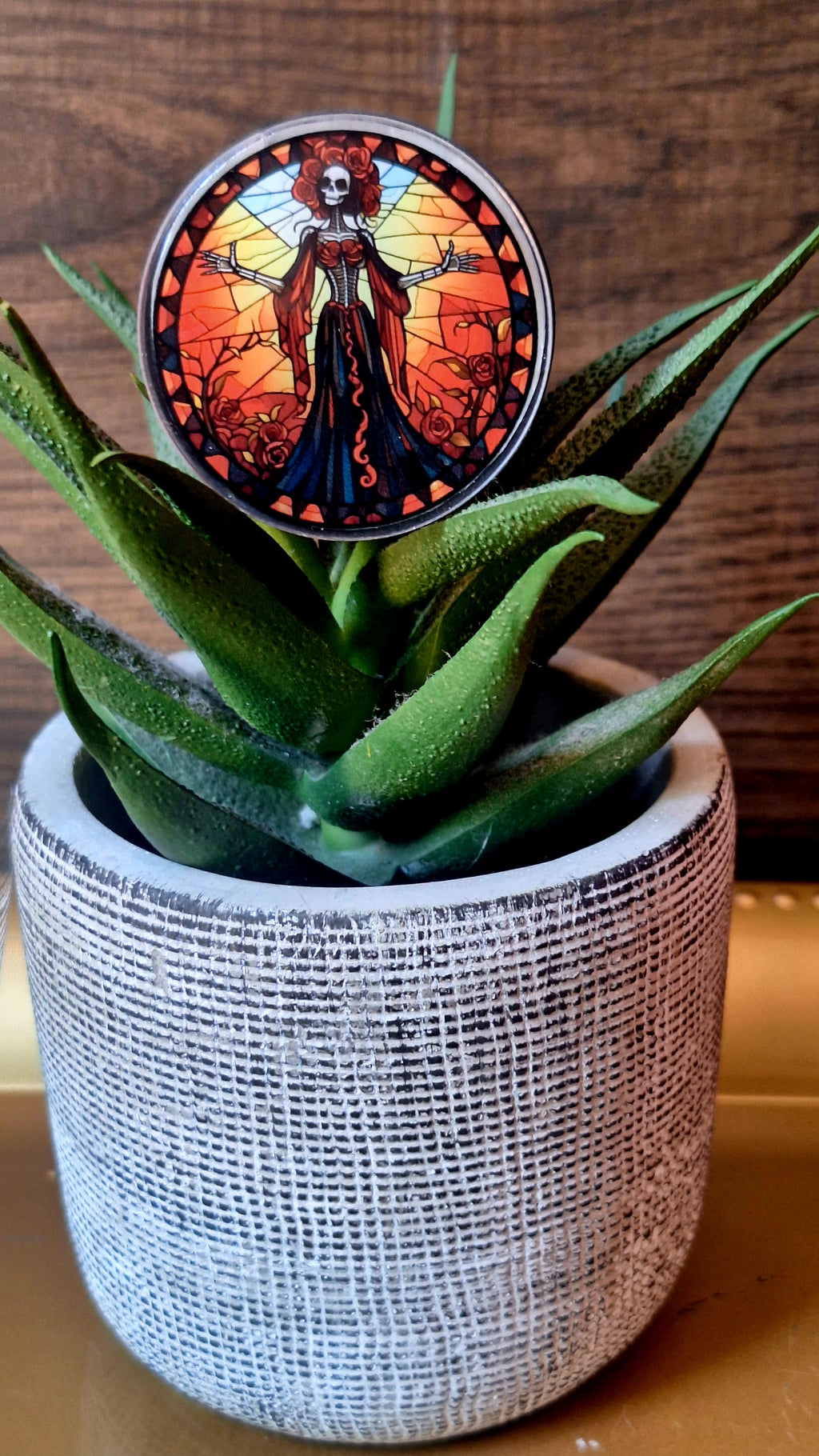 Rose sugar stain glass (Popsocket)