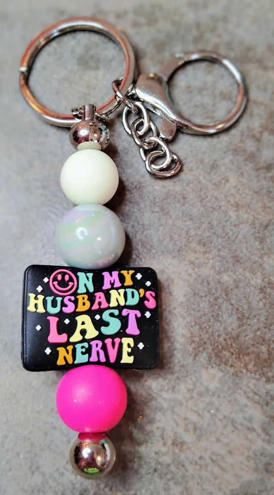 On my Husband's last Nerve #1 (Keychain Bars)