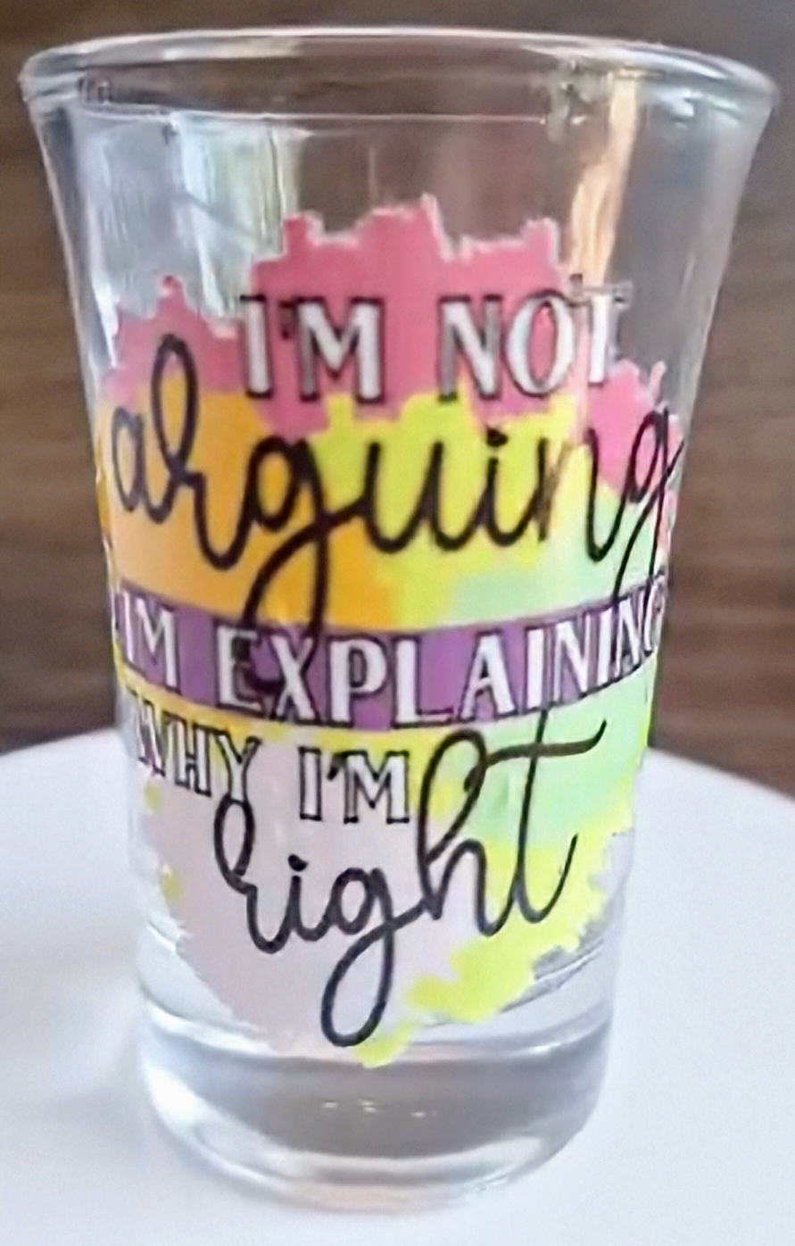 I'm not arguing I'm Explaining why I'm right (SG)