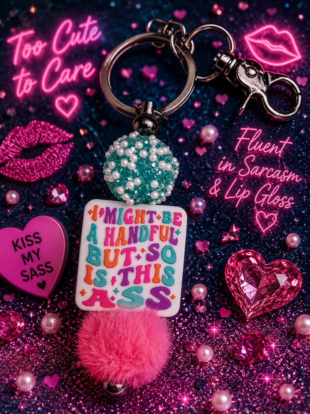 She's a hand full so is this ass (KB)