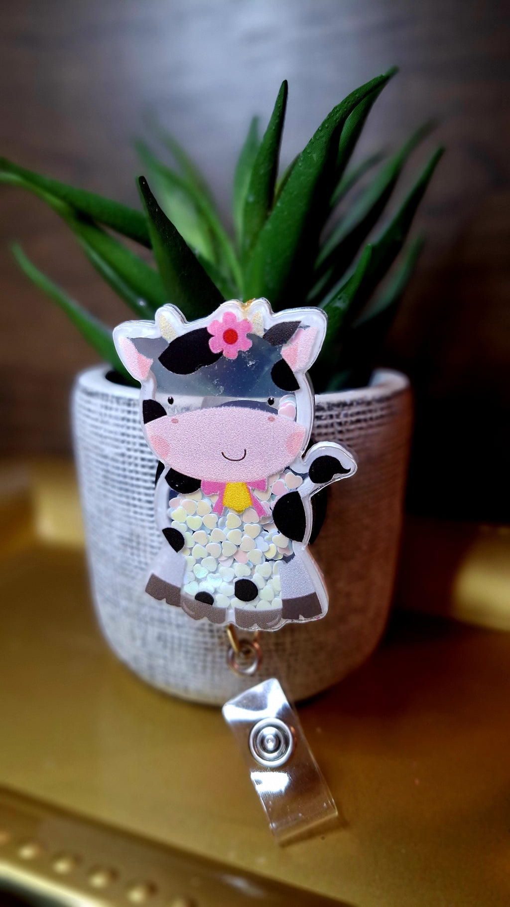 COW (Shaker) (Badge Reel)